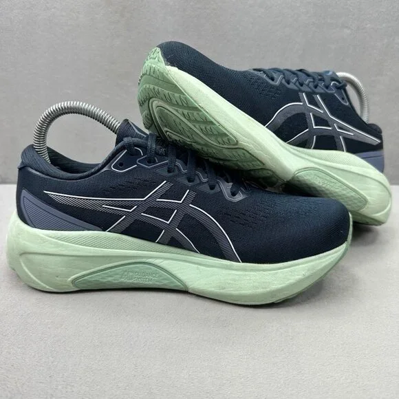 Womens Size 8 ASICS Gel-Kayano 30 Shoes French Blue / Mint Running Sneakers - Picture 5 of 8